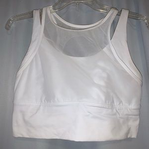 LuLu Lemon white sports bra